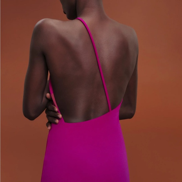 Solace London Petch one-shoulder dress - pink - Picture 6 of 9